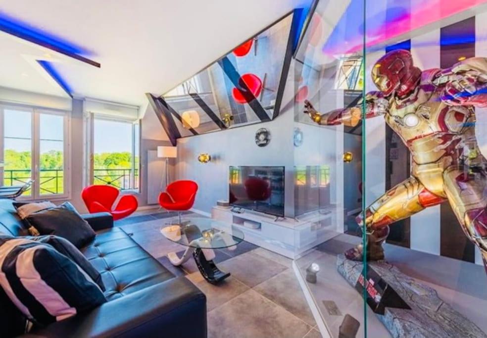 Appartement Disney Avengers, 5 Min Des Parcs Magny-le-Hongre Exteriér fotografie